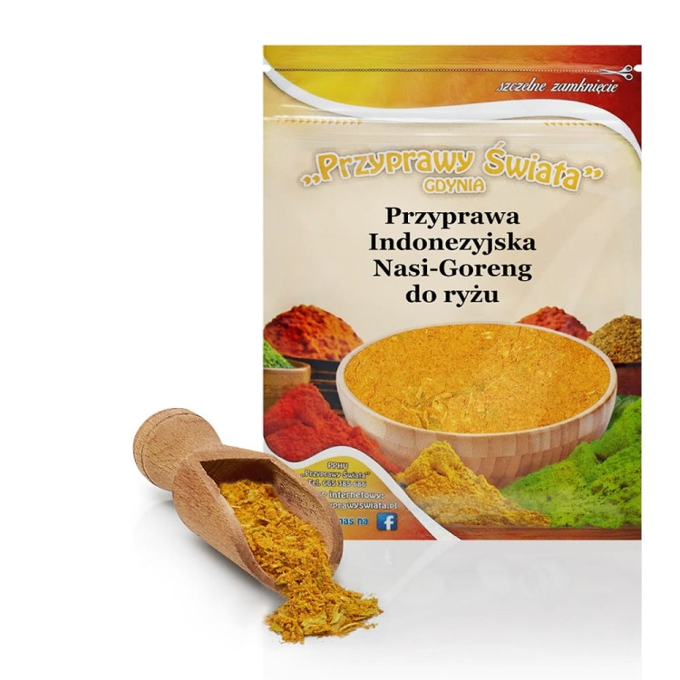 Przyprawa Indonezyjska Nasi Goreng (do ryżu) 25g Przyprawy Świata