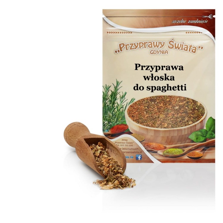 Przyprawa Włoska do spaghetti 30g Przyprawy Świata