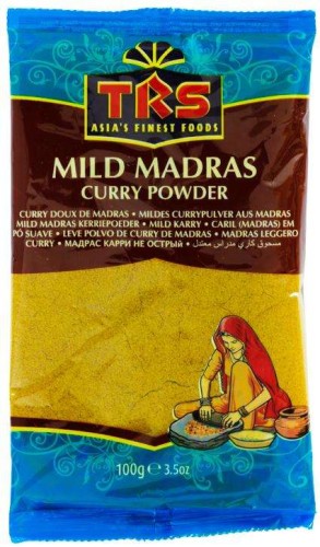 Mild Madras curry w proszku 100g TRS