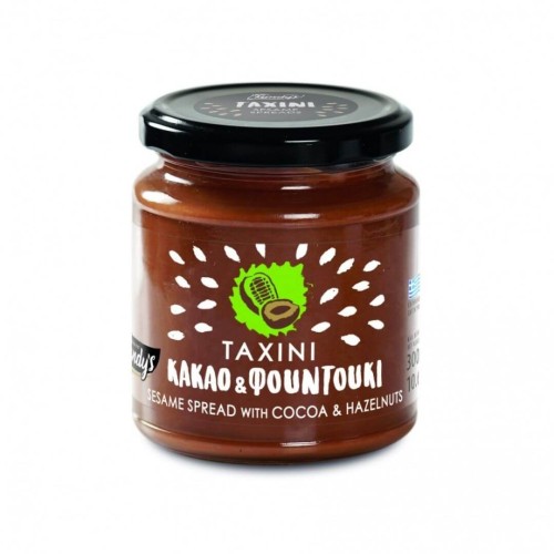 Grecka pasta sezamowa Tahini z kakao i orzechami laskowymi 300g Kandylas