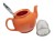 Dzbanek porcelanowy z zaparzaczem - pomarańczowy 1125ml 233-4016