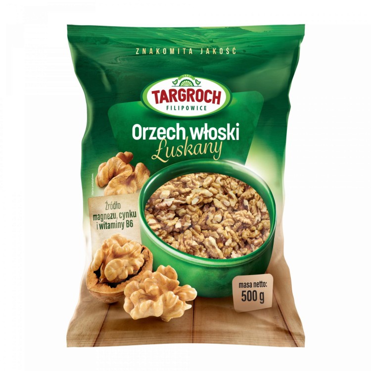 Orzechy włoskie łuskane 500g Targroch