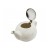 Dzbanek ceramiczny z zaparzaczem - biały/piasek 500ml