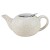 Dzbanek ceramiczny z zaparzaczem - biały/piasek 500ml