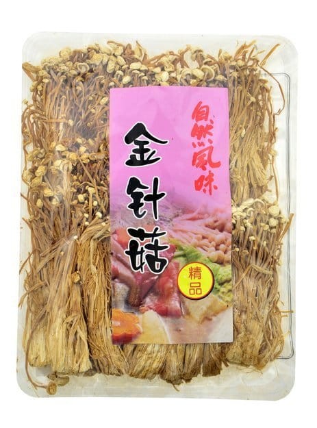 Golden Mushrooms - Złote Grzyby, Enoki, Enokitake - suszone 100g