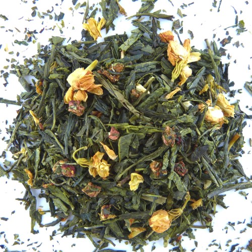 Herbata zielona Truskawki w śmietanie