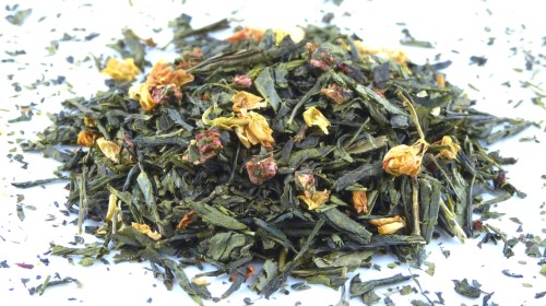 Herbata zielona Truskawki w śmietanie