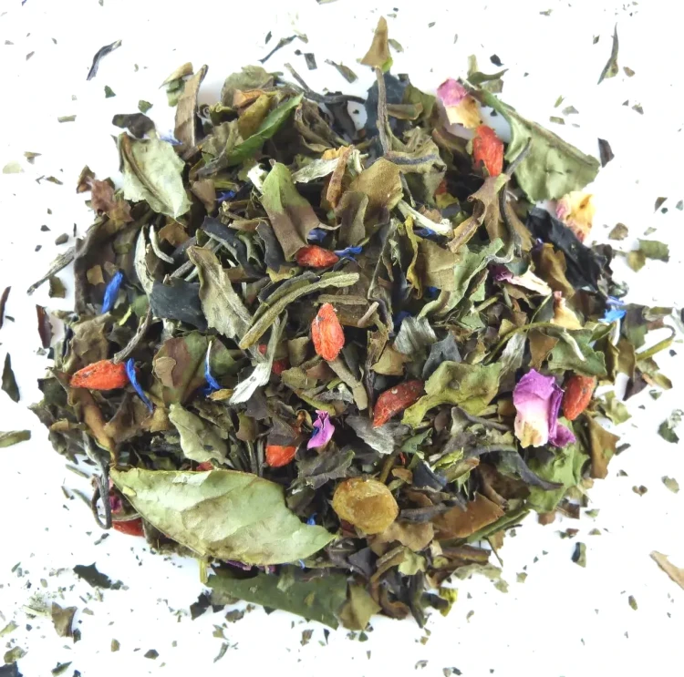 Herbata biała Pai Mu Tan Malinowe Goji