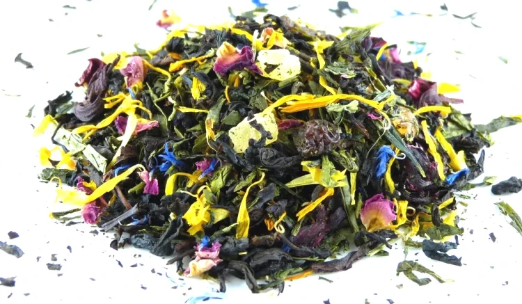 Herbata mieszana (czarna Assam i zielona Sencha) Bora Bora