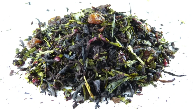Herbata mieszana (czarna Assam i zielona Sencha) Japońska Wiśnia
