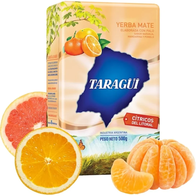 Yerba Mate Taragui Citricos del Litoral 500g - pomarańcza mandarynka i grejpfrut