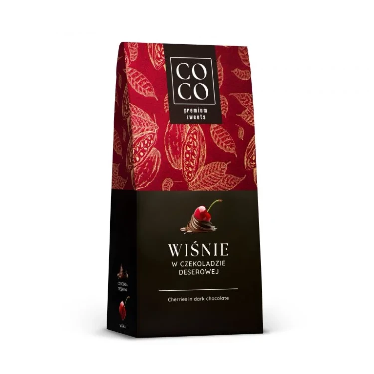 Wiśnie w czekoladzie deserowej 100g COCO