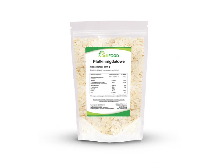 Płatki migdałowe 500g DeliFood