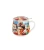 Kubek baryłka z metalowym zaparzaczem i pokrywką 430ml MEXICAN ART RED - FRIDA