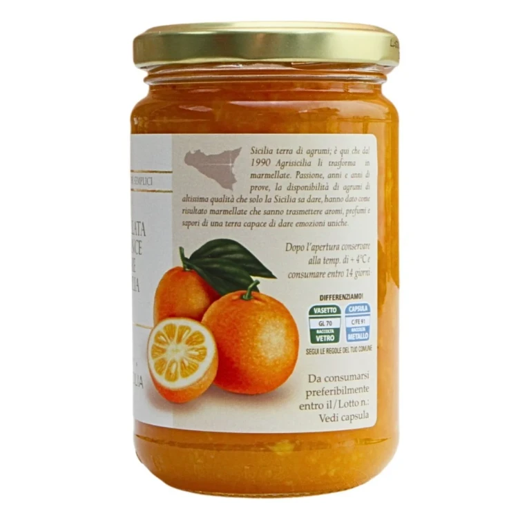 Sycylijska Konfitura z Gorzkich Pomarańczy 360g