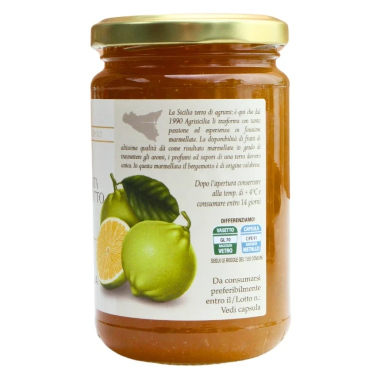 Sycylijska Konfitura z Bergamotki 360g AGRISICILIA