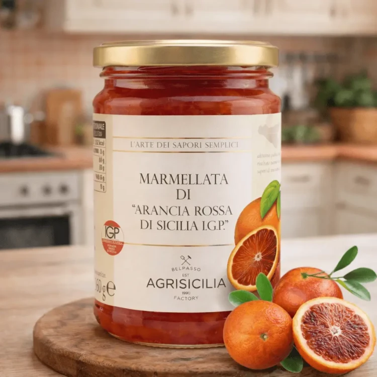 Sycylijska Konfitura z Czerwonych Pomarańczy 360g AGRISICILIA