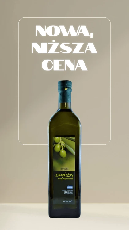 Grecka oliwa z oliwek z pierwszego tłoczenia na zimno 1l