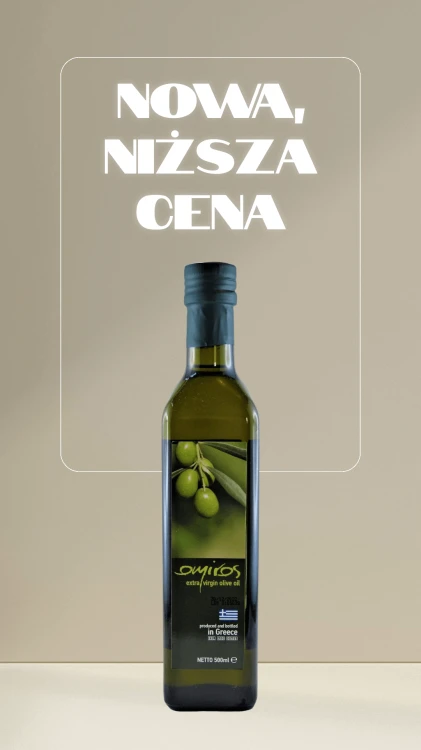 Grecka oliwa z oliwek z pierwszego tłoczenia na zimno 500ml