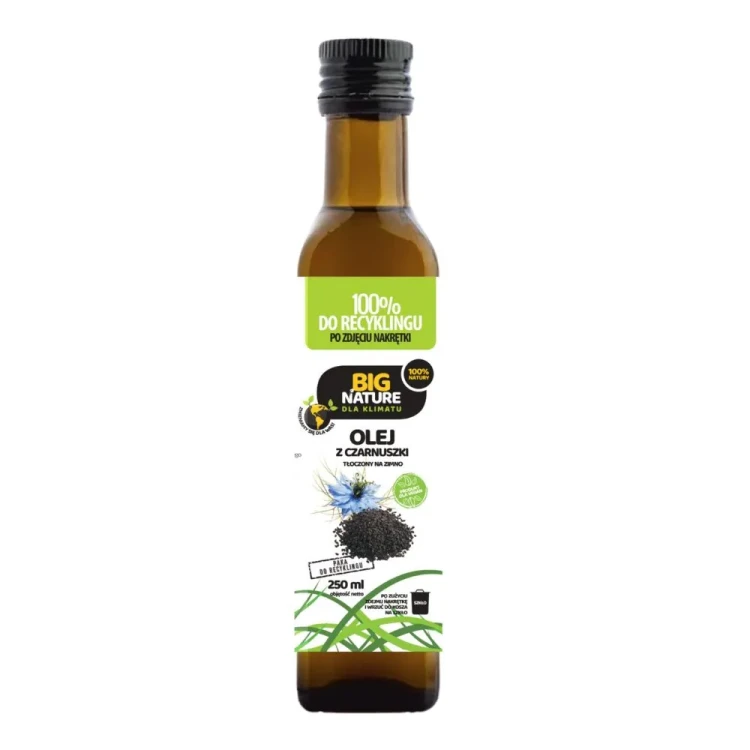 Olej z czarnuszki tłoczony na zimno 250ml Big Nature