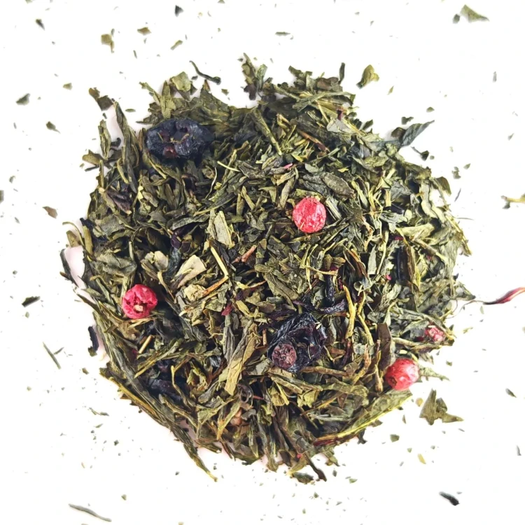 Herbata zielona sencha Porzeczkowy Sorbet