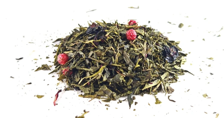 Herbata zielona sencha Porzeczkowy Sorbet