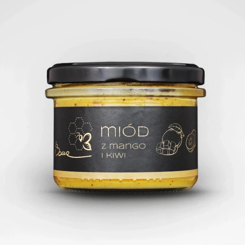 Miód kremowany z mango i kiwi 245g BONA