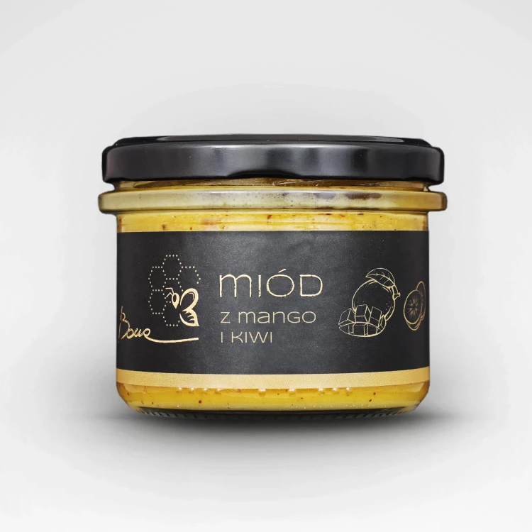 Miód kremowany z mango i kiwi 245g BONA