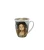 Kubek porcelanowy z metalowym zaparzaczem i pokrywką 360ml Koci Świat - MONA LISA z KOTEM