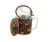Porcelanowy kubek z metalowym zaparzaczem i pokrywką 450ml MODERN CAT