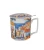 Porcelanowy kubek z metalowym zaparzaczem i pokrywką 450ml MODERN ESPANIA