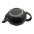 dzbanek ceramiczny z zaparzaczem - czarny/połysk 750ml