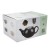Opakowanie na dzbanek ceramiczny z zaparzaczem - czarny/połysk 750ml