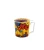 Porcelanowy kubek z metalowym zaparzaczem i pokrywką 450ml MODERN HEARTS