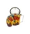 Porcelanowy kubek z metalowym zaparzaczem i pokrywką 450ml MODERN HEARTS