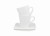 Komplet porcelanowych filiżanek ze spodkami - 250ml INFINITY zapakowanych w eleganckie pudełko