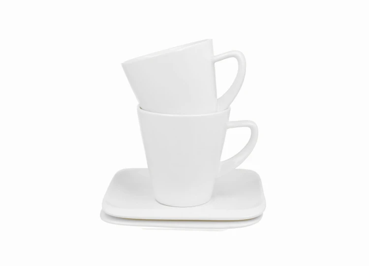 Komplet porcelanowych filiżanek ze spodkami - 250ml INFINITY zapakowanych w eleganckie pudełko