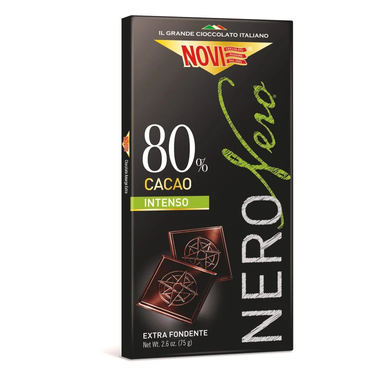 Włoska Czekolada Gorzka 80% Kakao 75g NOVI