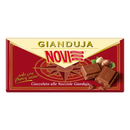 Czekolada mleczna z orzechami 100g NOVI Gianduja Nocciole