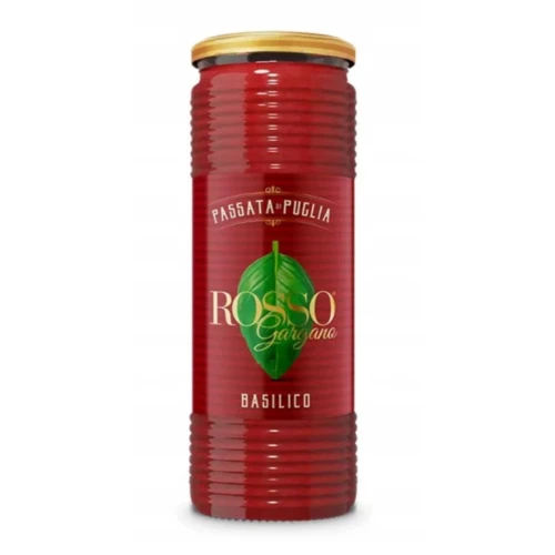 Włoska Passata pomidorowa z bazylią 690g ROSSO GARGANO