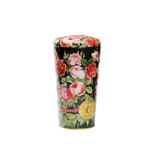 Herbata czarna cejlońska liściasta, smakowa - Puszka Vase Of Roses – 150g Chelton