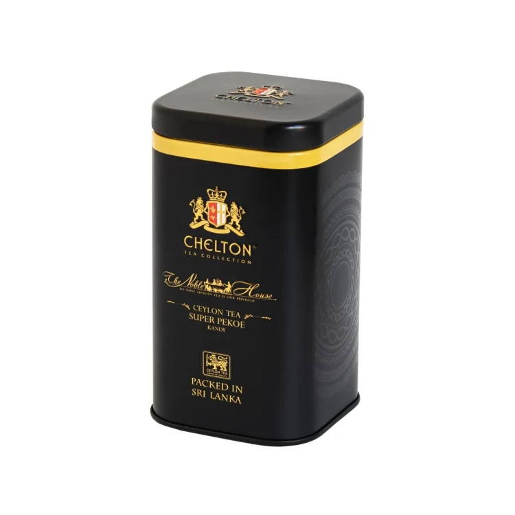 Herbata czarna cejlońska liściasta Super Pekoe - puszka 100g - Chelton Noble House