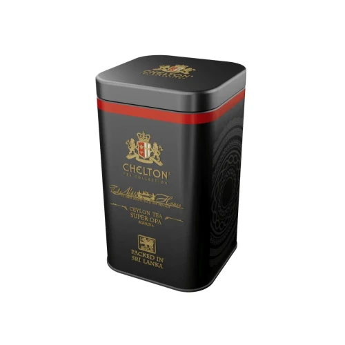 Herbata czarna cejlońska liściasta Super OPA - puszka 100g - Chelton Noble House