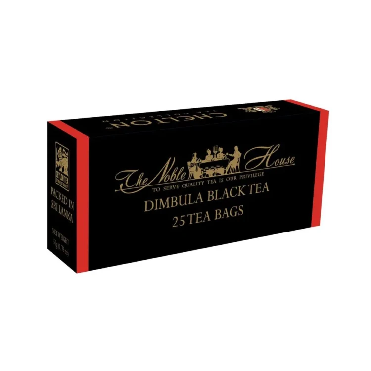 Herbata czarna cejlońska Dimbula w saszetkach - 25x2g Chelton The Noble House