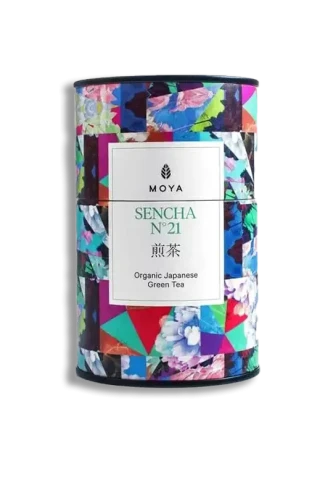 Japońska Herbata zielona SENCHA No. 21 BIO 60g Moya w puszcze