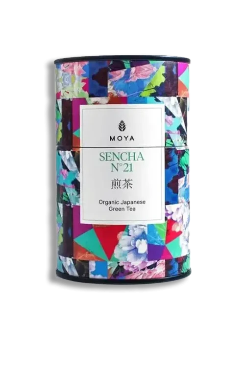 Japońska Herbata zielona SENCHA No. 21 BIO 60g Moya w puszcze