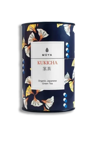 Japońska Herbata zielona KUKICHA BIO 60g Moya w puszcze