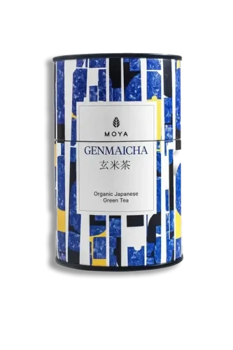 Japońska Herbata zielona GENMAICHA BIO 60g Moya w puszcze