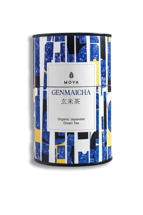 Japońska Herbata zielona GENMAICHA BIO 60g Moya w puszcze