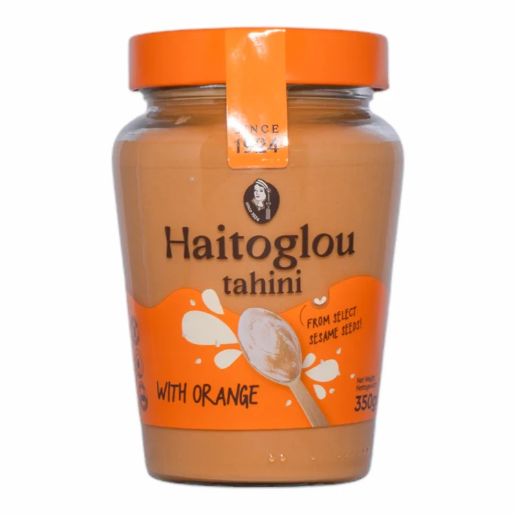 Grecka pasta sezamowa Tahini z pomarańczą 350g Haitoglou